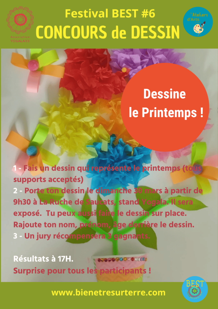 Concours Dessine le printemps !