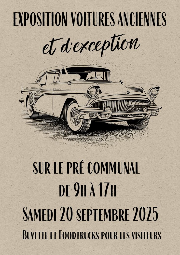 Exposition de véhicules anciens et d\'exception
