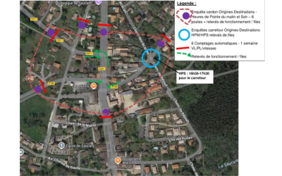 Trafic routier : lancement d’une grande étude à Saucats