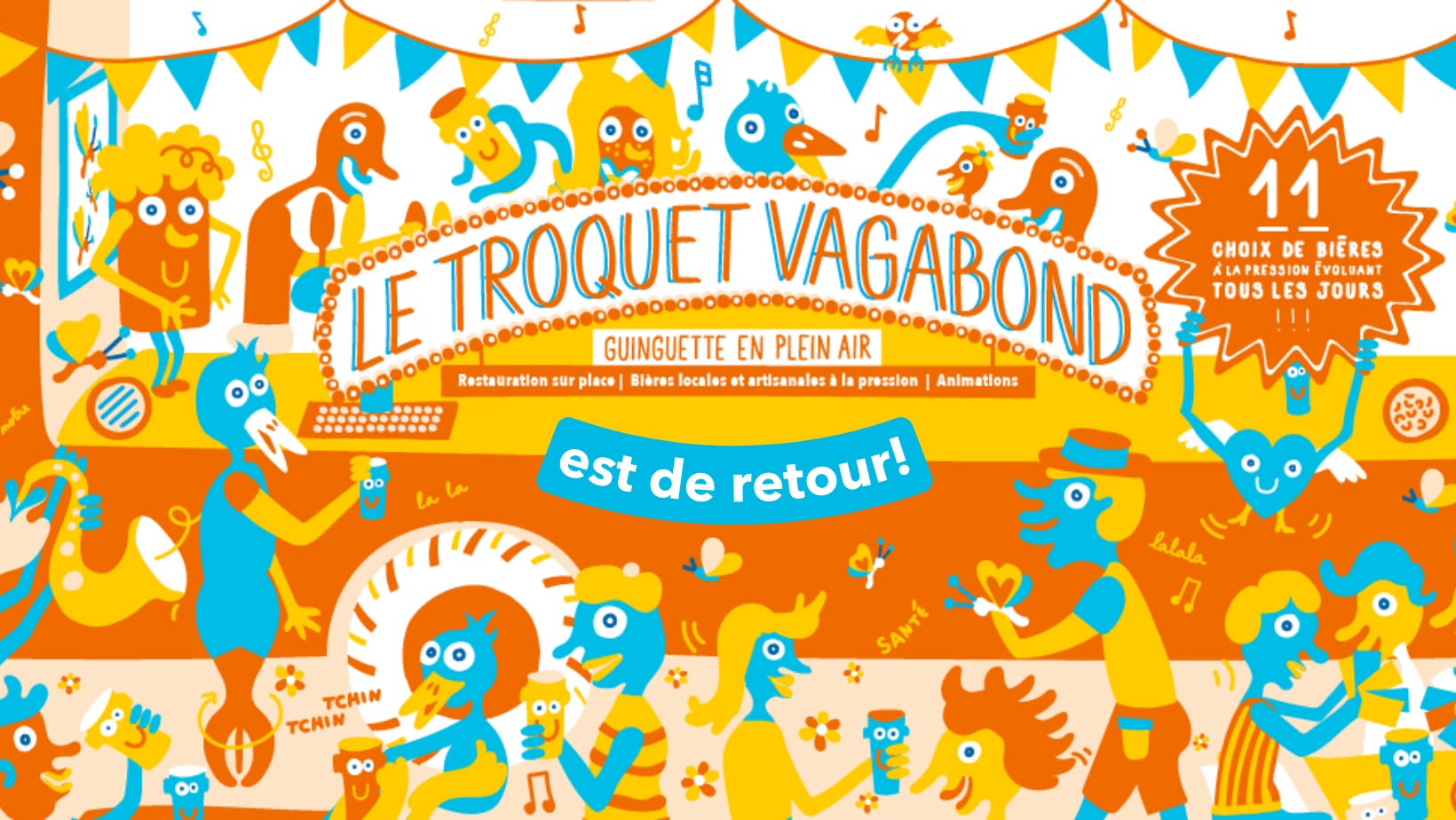 Le Troquet vagabond est de retour !