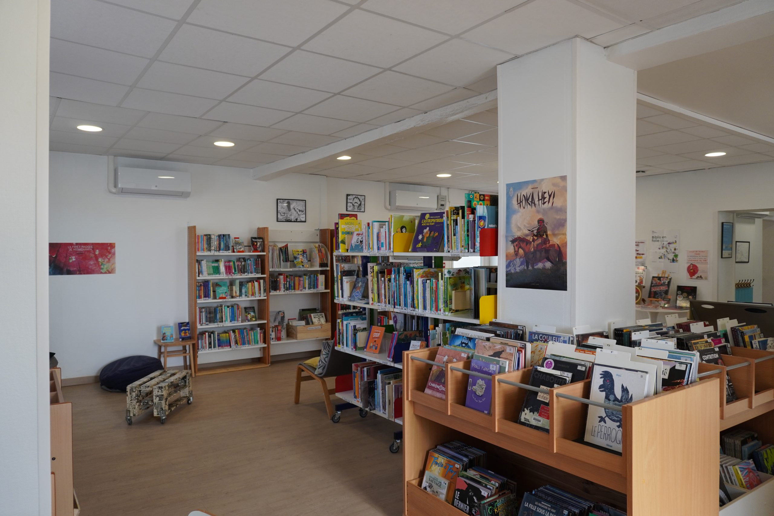 Bibliothèque Saucats