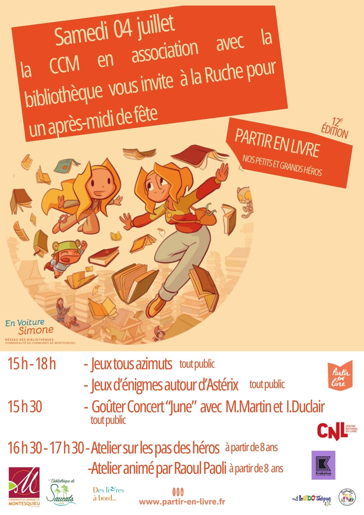 Partir en Livre un après-midi de fête
