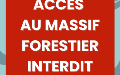 RAPPEL | L’accès aux chemins forestiers est strictement interdit